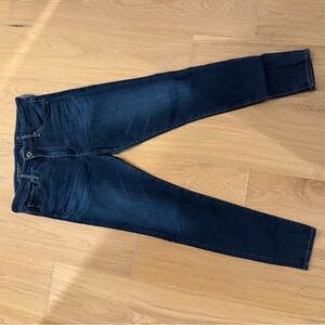 AG Farrah Skinny Crop Dark Indigo Skinny Jeans